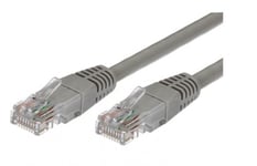 Patchcord Koppar Cat.5E Rj45 Utp 3M. Grå - Förpackning Med 10 Stycken