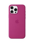 Apple Iphone 16 Pro Max Silicone Case With Magsafe - Fuchsia