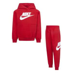 Nike Combinaison pour enfant Club Fleece Rouge Code 86L135-U10, rouge/blanc, 5-6 ans