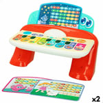 Piano interactif pour bébé Winfun 27 x 16 x 18 cm [2 Unités]