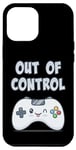 Coque pour iPhone 15 Plus Out of Control Kawaii Silly Controller Jeu vidéo Gamer