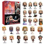 Julgåva Taylor Swift The Eras Tour Hängande Ornamenter Adventskalender, 24 Dagars Nedräkningskalender C