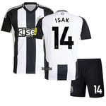 Newcastle United Hemma Barn Fotbollströja 2024-2025 Nr 14 Isak (tröja+shorts) 28