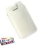 Etui GOOGLE NEXUS 5 [Le Sweep] [Blanc] de MUZZANO + STYLET et CHIFFON MUZZANO® OFFERTS - La Protection Antichoc ULTIME, ELEGANTE ET DURABLE pour votre GOOGLE NEXUS 5