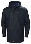 Helly Hansen Mens Moss Rain Coat, S, Navy