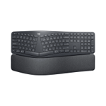 Logitech Ergo K860 tastatur RF trådløs + Bluetooth QWERTY Nordisk Grafitt