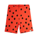 Mini Rodini Dots Aop Bike Shorts Shorts Red | Röd | 80/86 cm