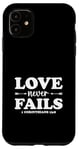 Coque pour iPhone 11 1 Corinthiens 13:8 Verset biblique inspirant chrétien