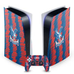 OFFICIAL CRYSTAL PALACE FC LOGO ART VINYL SKIN FOR SONY PS5 DISC EDITION BUNDLE