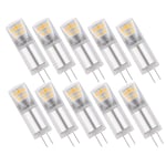 Spectrum - Lot de 10 Ampoules led G4 12V 2.5 watts 270 lumens blanc chaud 3000K