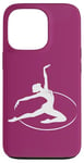 Coque pour iPhone 13 Pro Gymnaste rythmique dans un cerceau pour fan de gymnastique rythmique