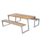 Bänkset Zigma, 6-sits, Thermowood, natur