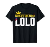 World s Greatest Lolo Filipino Grandpa T-Shirt