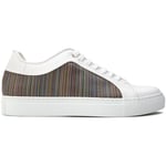 Paul Smith Mens Mainline Basso Trainers - White - Size UK 7