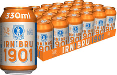 IRN-BRU 1901, 24 Pack A Very Special Vintage Recipe, No Caffeine, Full Sugar, -