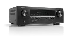 Denon AVR-S670H Récepteur AV 5.2 canaux, Son Dolby Surround, 6 entrées HDMI et 1 Sortie, HDMI 8K, Bluetooth, Wi-FI, AirPlay 2, HEOS Multiroom, Compatible Alexa, Noir, AVCS670HBKE2