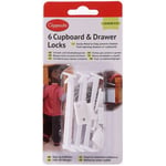 Clippasafe Cupboard Locks Pack of Six