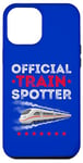 Coque pour iPhone 14 Pro Max Photographie officielle Train Spotter Trains à grande vitesse