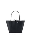 Armani Exchange Large Reversible Logo Script Tote, Sac à Dos Femmes, Noir/Blanc/Noir-Noir/Blanc/Noir, Taille Unique