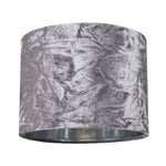 Modern Crushed Velvet Lamp Shade with Shiny Paper Inner