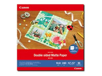 Canon Double-Sided Matte Paper Mp-101D - Matt - 275 Mikron - 304.8 X 304.8 Mm - 240 G/M² - 30 Ark Papper