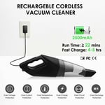 Cordless Car Hoover Vacuum Cleaner Handheld Easy Clean Portable Rechargable NEW
