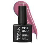 Mylee Gel Nail Polish 10ml [Vintage Rose] UV/LED Soak-Off Nail Art Manicure Pedicure for Professional, Salon & Home Use [Autumn/Winter 2022] - Long Lasting & Easy to Apply