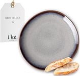 like. by Villeroy & Boch - Lave Beige Assiette À Pain 17,5 X 17 X 2 Cm, Assiette Beige, Grès