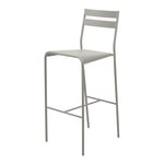 Fermob - Facto Bar Stool Clay Grey A5 - Barstolar utomhus - Patrick Jouin - Grå - Metall