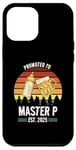 Coque pour iPhone 12 Pro Max Funny New Grandpa Design - Promoted to Master P 2025