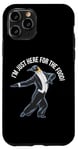 iPhone 11 Pro Funny Penguin Tuxedo I'm Just Here for the Food Case