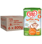 Cow & Gate 4 Toddler Baby Milk Powder Formula, 2-3 Years, 800 g (Pack of 6)