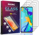 RKINC Verre Trempé [Lot de 4] pour OPPO A16 / OPPO A16s / OPPO A54s, Protecteur d'écran, Dureté 9H 0,33 mm [Garantie à vie] [Résistant aux rayures] [Résistant aux éclats] [Sans bulles]