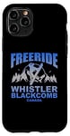 Coque pour iPhone 11 Pro Freeride Snowboard Sifflet Blackcomb Canada