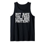 Protein Funny Weight Loss Gym Workout Weight Lifting Men Tank Top