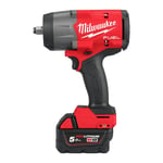 Milwaukee M18 FHIW2F12-502X Mutterdragare med batteri och laddare