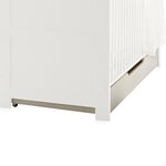 trendteam smart living 1433-650-56 Chambre Bébé Plateau de Tiroir Blanc Pin, LxHxP 70x16x139 cm