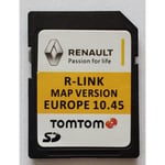 Carte SD GPS Europe 2020 - 10.45 - Renault R-Link (RLINK)