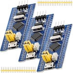 3 x Microcontroller Blue Pill Compatible avec la Carte de développement STM32 avec processeur Arm Cortex M3 incluant Un Ebook !