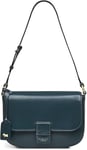 Radley Dark Green Shoulder Bag Medium Top Zip Handbag Leather Warwick Avenue