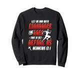 Let Us Run With Endurance The Race Marathon Running Sweatshirt