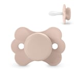 Suavinex, Sucette Bébé 6/18 Mois, Sucette avec Tétine Symétrique SX Pro en Silicone, Tétine Réversible, Plate et Flexible, Respecte le Développement Buccodentaire, Wonderland Rose Uni