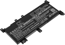 Yhteensopivuus  Asus X442UQ-FA006T, 7.6V, 4750 mAh