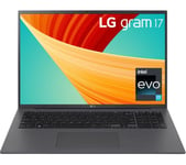 LG gram 17 17Z90R-K.AA79A1 17" Refurbished Laptop - Intel®Core i7, 1 TB SSD, Dark Grey (Excellent Condition), Silver/Grey