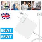 For Apple 85W / 60W Power Adapter T tip MagSafe 2 Charger Macbook Pro Air Mac UK