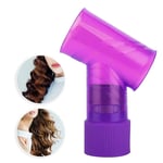 (Purple)Hair Dryer Diffuser Curly Blow Dryer Hairdressing Styling Accessory