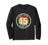 15 Year Work Anniversary Jubilee Just Hired 15 Years Ago Long Sleeve T-Shirt