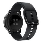 Samsung Galaxy Watch Active 20mm korvaava ranneke - Musta