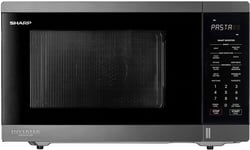 Sharp 34L Inverter Microwave - Black Stainless - R395EBS