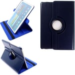 2.0 Etui Pour Samsung Galaxy Tab S 10.5 Sm-T800 Sm-T801 Sm-T805 Coque De Protection Rotation 360° Smart Housse Cover Case Stand Auto Réveil/Sommeil | Bleu Foncé[Coq104167]